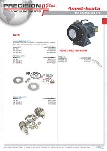 Großer Reparatursatz - Anest-Iwata, Leybold, Ulvac Part # 98882590