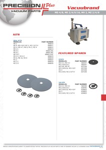 Disque à membrane de serrage Vacuubrand, Pièce# 38250046